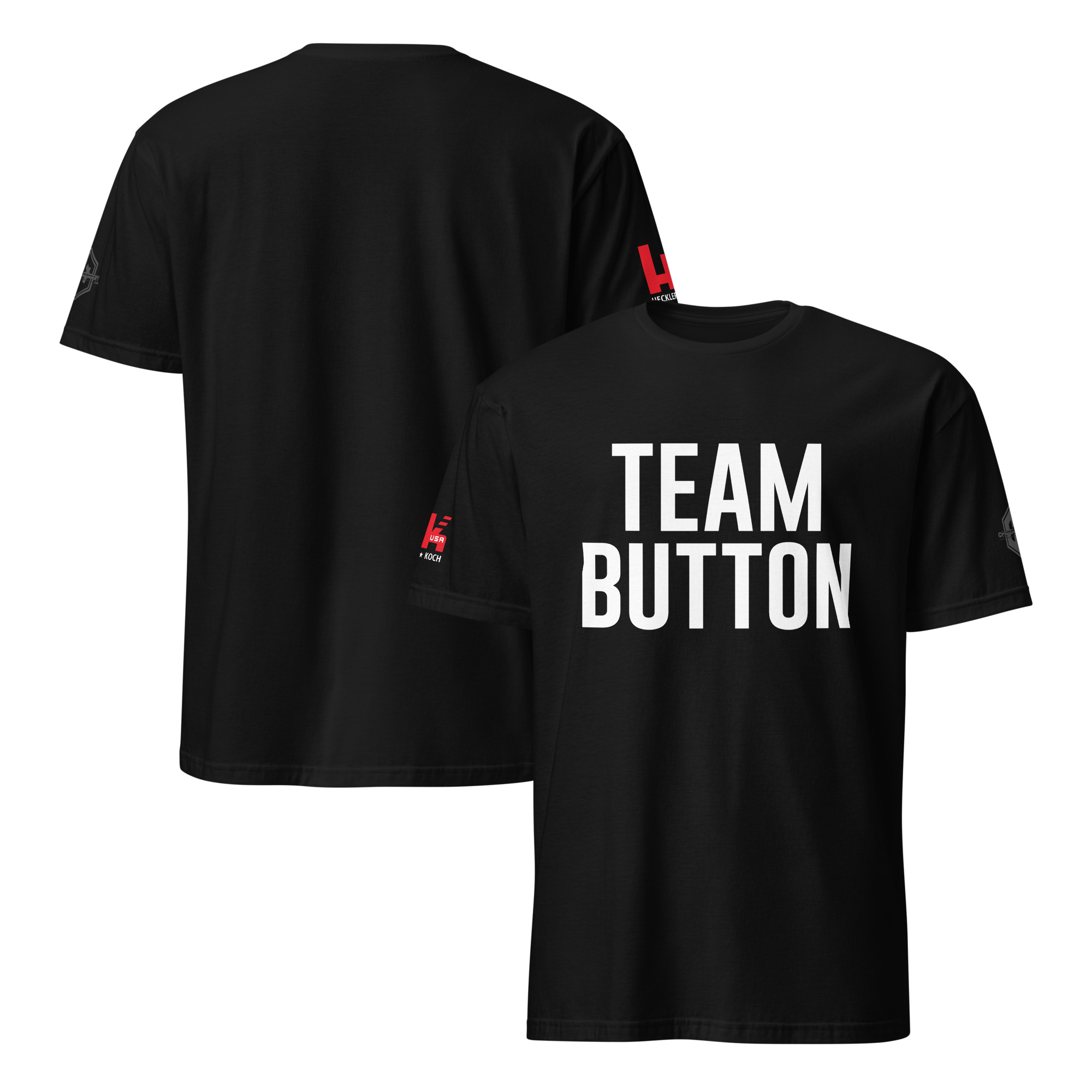 Team Button - HK T-Shirt - Image 3