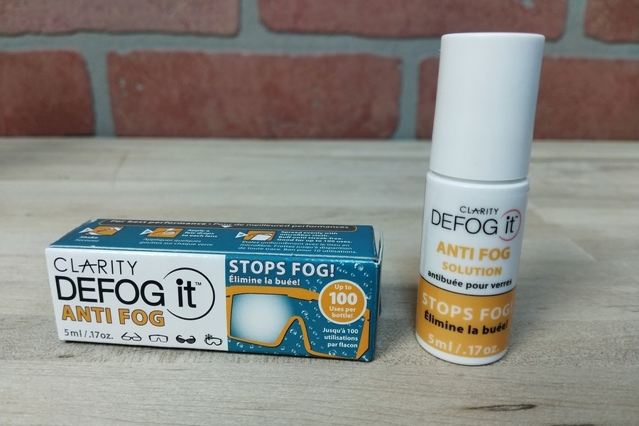 Clarity Defog It anti-fog solution for shooting glasses